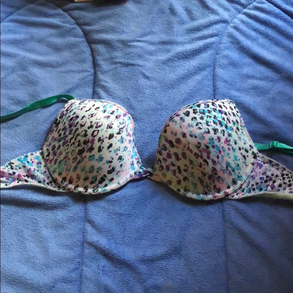 Victoria Secret patterned push-up bra